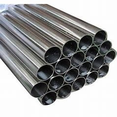 1.5mm WT Erw Round Steel Tube SUS316 Grade  Galvanized Welded