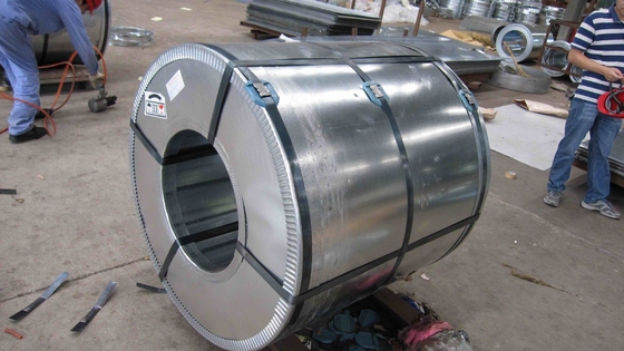 Hot Dipped Galvanized Coated Steel Coil Cold Rolled 600 - 1250mm Width